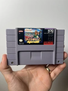 **Aerobiz Supersonic - AUTHENTIC CART SNES  *** - Picture 1 of 5