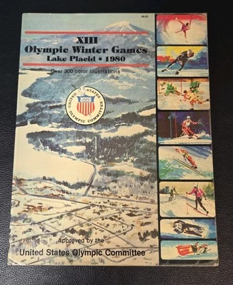 XIII Olympic Winter Games Lake Placid 1980  Illustration Book +2 extras - Image 1 of 4