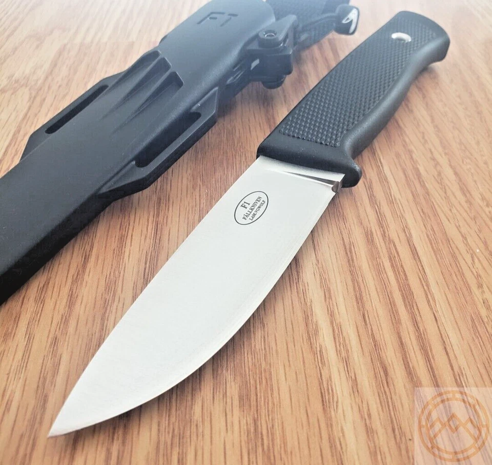 Cuchillo fijo Fallkniven F1 4" acabado satinado VG-10 hoja de acero mango Thermorun Foto 1 de 4