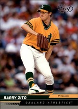 2005 Leaf Oakland Athletics Baseball Card #143 Barry Zito