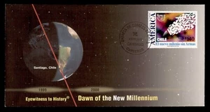 DR WHO 2000 CHILE FDC NEW MILLENNIUM w1704 - Picture 1 of 2