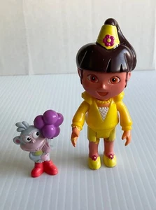 Dora The Explorer 4.5” & Boots 2” Figures Cake Toppers 2005 Mattel - Picture 1 of 5