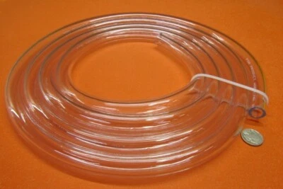 PVC Tubing, Clear, 3/4" OD x 1/2" ID x 1/8" Wall x 10 Foot Coil - Image 1 of 4