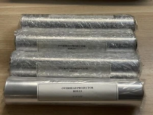 AF4310 BESCHREIBBARER ROLLFILM FÜR OVERHEADPROJEKTOR - NEU - 4 ROLLEN / JUA946 - Bild 1 von 2
