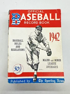 1942 The Sporting News Baseball Guide Record Book Rules and Regulations - Picture 1 of 8