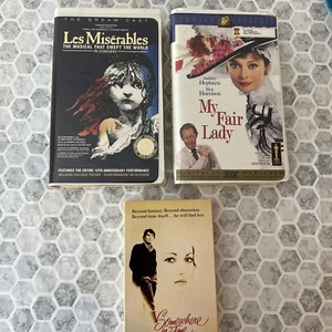 Girls Movie Night!! 3-Chick Flicks Les Miserables My Fair Lady Somewhere In Time - Picture 1 of 7