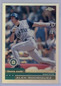 2000 Topps Chrome Alex Rodriguez #100 Refractor Seattle Mariners SP - Picture 1 of 1