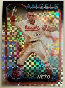 Zach Neto 2024 Topps Chrome X-Fractor (#123) Los Angeles Angels - Picture 1 of 2