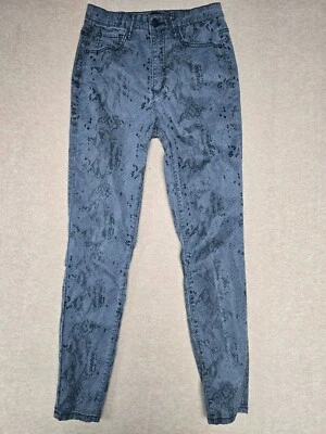 Pantalones ajustados grises de tiro alto para mujer GUESS Foto 1 de 4