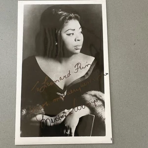 Signed! Martina Arroyo (Soprano) Opera Singer American 1975 w/letter & Envelope - Picture 1 of 5