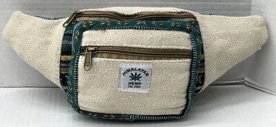 Riñonera artesanal con cinturón del Himalaya bandolera en el pecho bandolera Foto 1 de 4