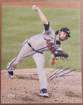Ian Anderson Atlanta Braves autografiado 11x14 JSA Foto 1 de 2