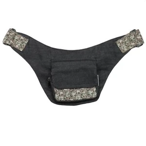 Gürteltasche Nico jeans braun Blumen Bauchtasche Hüfttasche Festival Goa Hippie - Picture 1 of 10