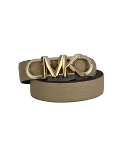 Michael Kors 25MM Reversible Leather Belt CAMEL Size Large L - Picture 1 of 4