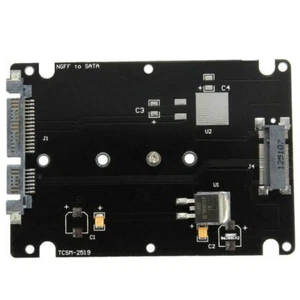 SATA M.2 SSD to 2.5“ SATA NVMe M.2 NGFF SSD to SFF-8639 Adapter 2024 Sale C1X4 - Photo 1/9