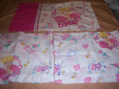Lote De Colección Barbie 2 Cenefas y Funda de Almohada a Juego Bailarina 85x16 Dan River  Foto 1 de 4