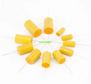 250V 1uF~15uF Treble speaker divider capacitor Non-Polarity axial capacitance - Picture 1 of 3