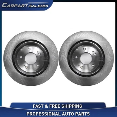 Rotores de freno de disco traseros de 11,18" para Mitsubishi Eclipse 2006-2010 2011 2012 Foto 1 de 4