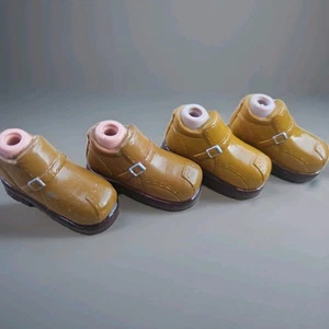 Bratz Shoes Boyz Tan Loafers. 2 Pairs. - Picture 1 of 5