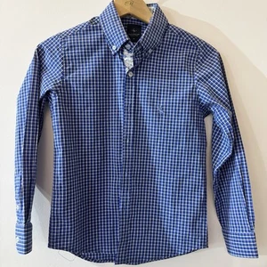 Tailorbyrd Boy's Shirt size 10 color blue/white size 10 Long Sleeve - Picture 1 of 8