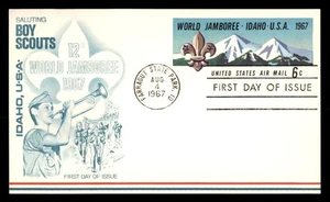Mayfairstamps US FDC 1967 Boy Scouts World Jamboree ID First Day Cover aau_09451 - Picture 1 of 2