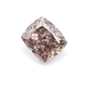0.35 Ct Natural Fancy Color Pink Diamond Cusgion Modified Brilliant VS1 GIA Rare - Picture 1 of 7