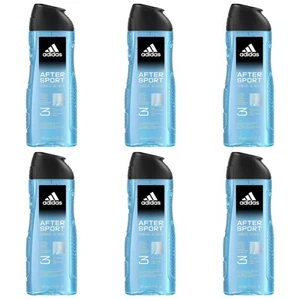 ADIDAS AFTER SPORT 3in1 Hydrating Shower Gel XXL 6 X 400ml - Bild 1 von 2