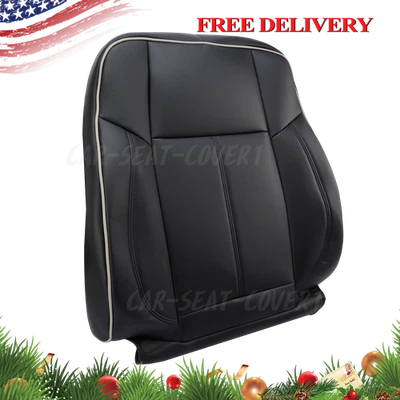 Driver TOP For 2006 2007 2008 2009 2010 Hummer H3 Leather Seat Cover Black - Image 1 of 4