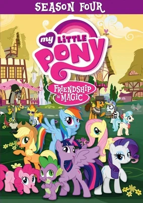 My Little Pony Friendship Is Magic: Season Four (DVD) Tara Strong Ashleigh Ball - Image 1 of 2