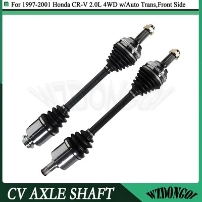 2x Front CV Joint Axle Shaft Fits Honda CR-V EX LX SE Automatic Trans 1997-2001 - Image 1 of 4