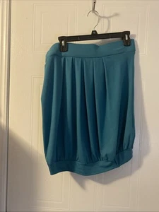 Doublju Women's Strapless Tube Top Sleeveless Turquoise Size L - Picture 1 of 3