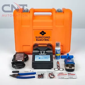 Sumitomo T-400S Active Clad Alignment Handheld Fusion Splicer W/ FC-8R Cleaver - Picture 1 of 24