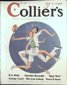 Collier's Magazine June 1, 1935 Gaspano Ricco Cover, Sax Rohmer! - Picture 1 of 1