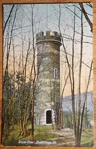 Stone Tower Brattleboro Vermont VT Postkarte PC 1907 Hugh Leighton #5524 Deutschland - Bild 1 von 1
