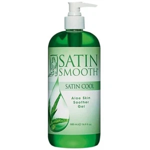 SALON BEAUTY SPA SATIN SMOOTH SKIN HAIR REMOVAL COOL ALOE SKIN SOOTHER GEL 16 OZ - Picture 1 of 1