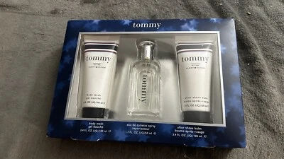 Tommy Hilfiger Cologne 3pc Gift Set + Body Wash + AfterShave Balm NIB ORIGINAL - Image 1 of 2