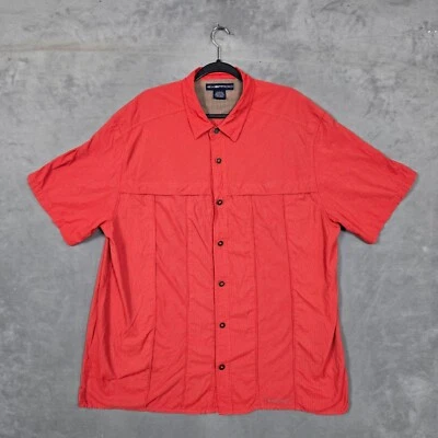 Exofficio Vented Shirt Mens 2XL red/orange short sleeve button up outdoor - Image 1 of 4