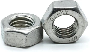 STAINLESS STEEL NUTS HEXAGON FULL NUT TO FIT M1.6-M36 METRIC BOLTS AND SCREWS A2 - Picture 1 of 1