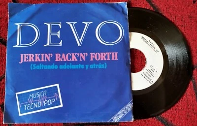 DEVO **  Jerkin' Back And Forth ** 1982 SPAIN PROMO 7" SINGLE - Image 1 of 4
