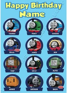 Thomas the Tank Engine - Personalised Birthday Card Son Grandson Brother Boy - Picture 1 of 1