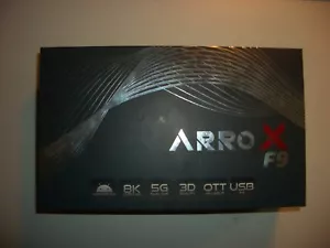 Arrox F9 IPTV Receiver 8K 30FPS, 4K 60FPS Android 9.0 Dual Wifi Streaming Box - Bild 1 von 6