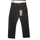 Damen Levi's 501 Jeans Schwarz Stretch Baumwolle Gre W27 L26 JJJ223