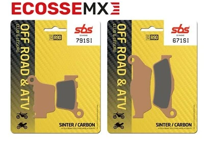 GAS GAS EC250 EC300 2021-2024 Front & Rear SBS BRAKE PADS 671SI 791SI - Image 1 of 4