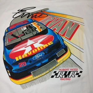 NASCAR Ernie Irvan Shirt XL Texaco Havoline Racing Alore Single Stitch Race Car - Picture 1 of 11