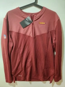 MEDIUM - NIKE Washington Football Team commanders NFL On Field Dri-Fit 1/4 Zip - Picture 1 of 5