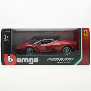 2013 FERRARI LA FERRARI RED CAR MODEL - BURAGO - 1:24 SCALE "BU26001R" - Picture 1 of 2