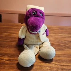 Vintage Schlafenszeit Barney 16 Zoll Plüschtier Stofftier lila Dinosaurier im Pyjama - Bild 1 von 8