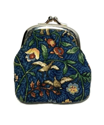 Vera Bradley Blue Animal Kingdom Kisslock Coin Purse {3 3/4" wide - 4 1/4" ht.} - Image 1 of 4