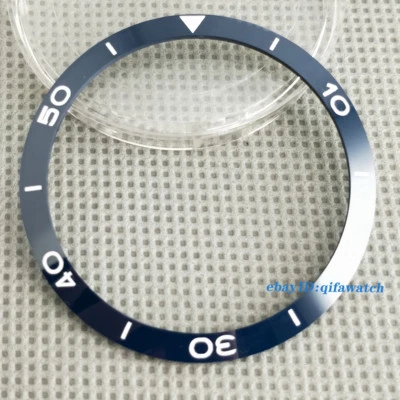 39mm Blue Bezel Insert Ceramic Bezel Watch Accessories Kit 41mm Men's Watch P753 - Image 1 of 4