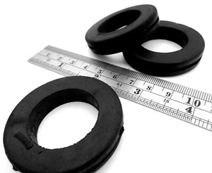 Ojal de goma para tablero de instrumentos calibre ajuste 1,5" agujero 1/16" panel grueso, tiene 1 1/8" ID - Imagen 1 de 10